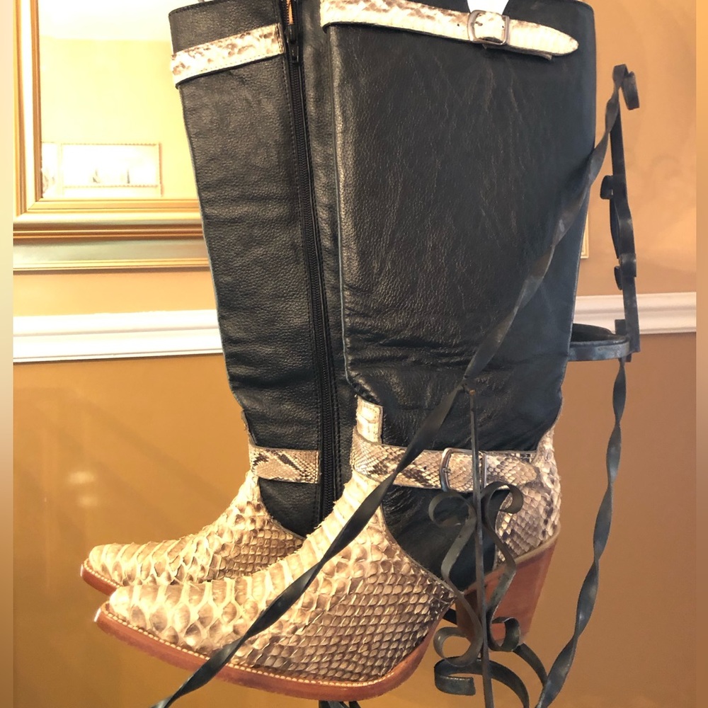 Custom Boots -Python Leather Western Styled! - image 8